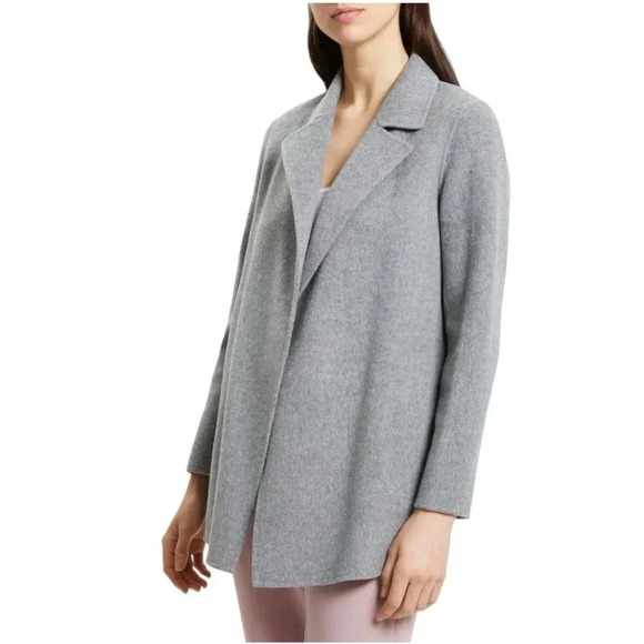 JOIE | Women’s Open Front Double Face Jacket in Gray Size M - Picture 2 of 8